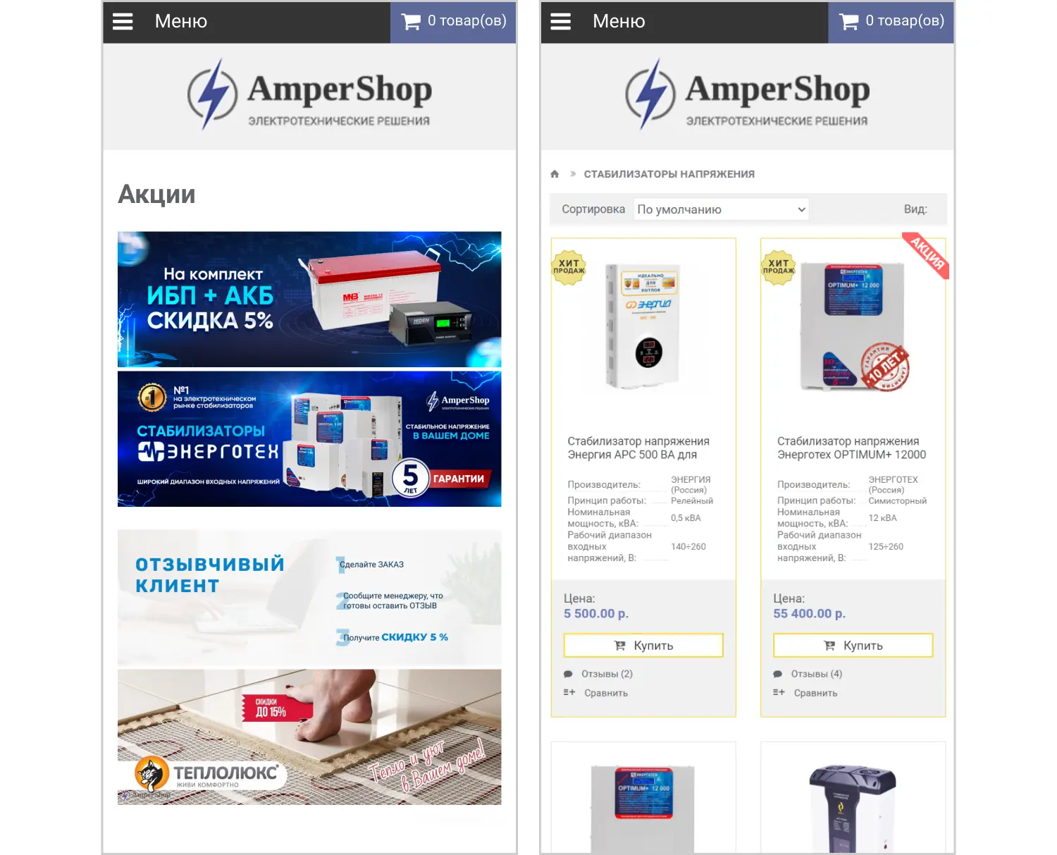 Кейс ART6 по контекстной рекламе – Amper-shop, изображение 2